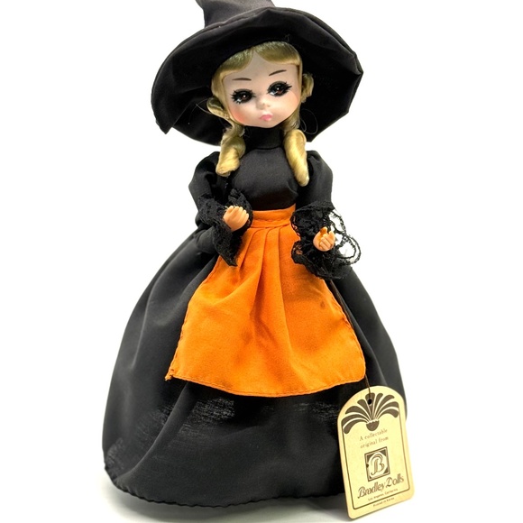 Vintage Bradley Doll October Halloween Witch Los Angeles Calif with Original Tag - Picture 2 of 10